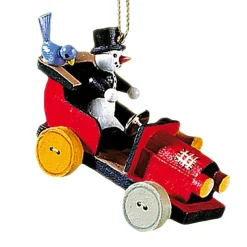 Auto Mit Schneemann