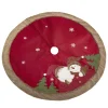 Baumdecke Weihnachtsmann Und Schneemann