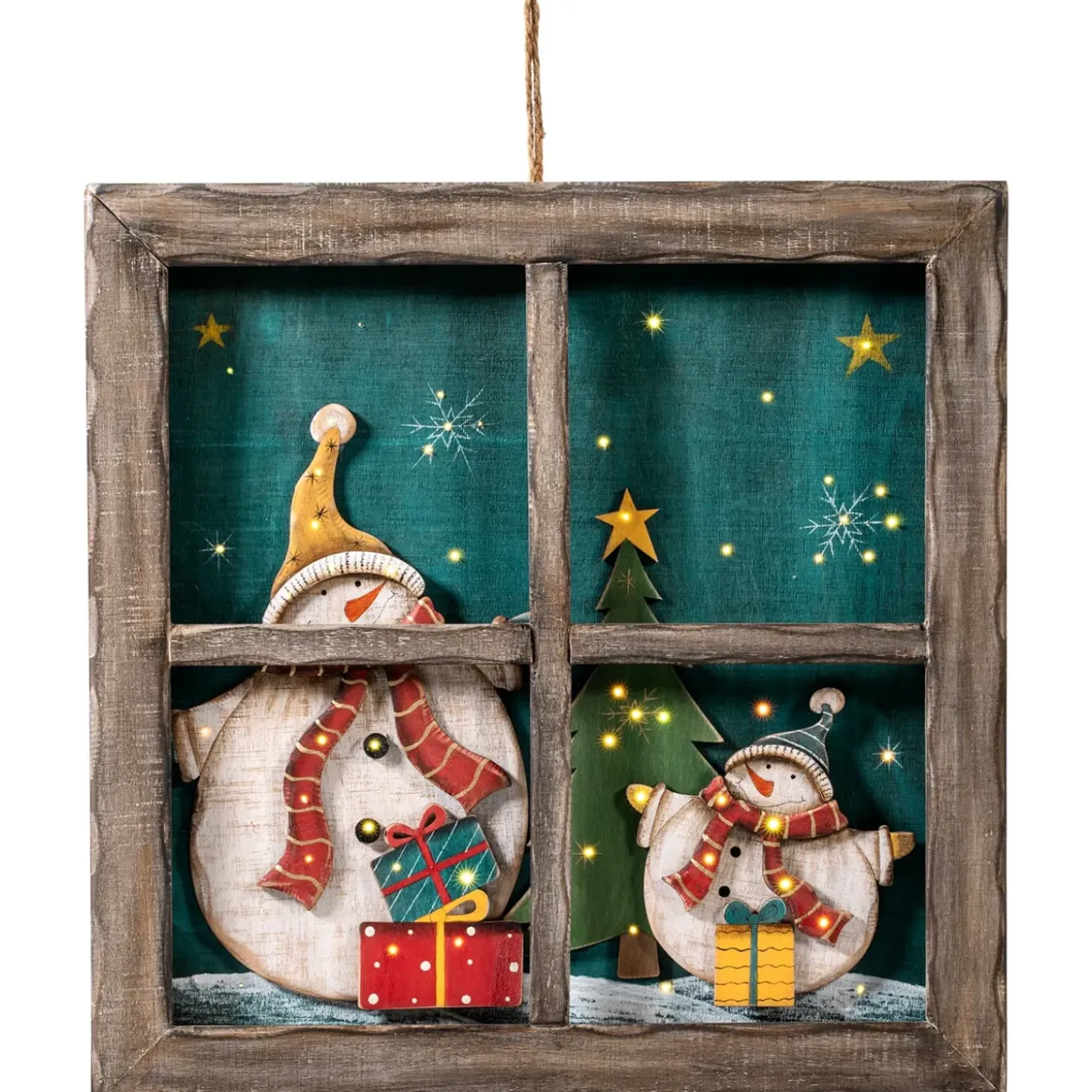Deko-Fenster "Weihnachtsabend"