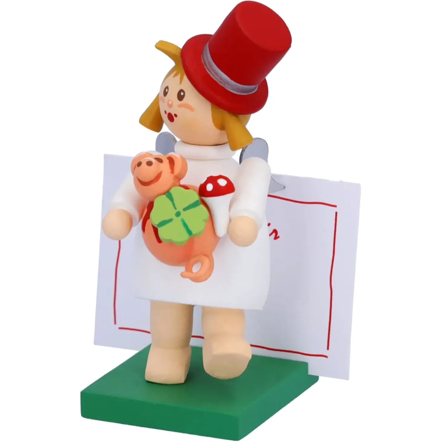 Engel Mit Glucksbringern "Viel Gluck"