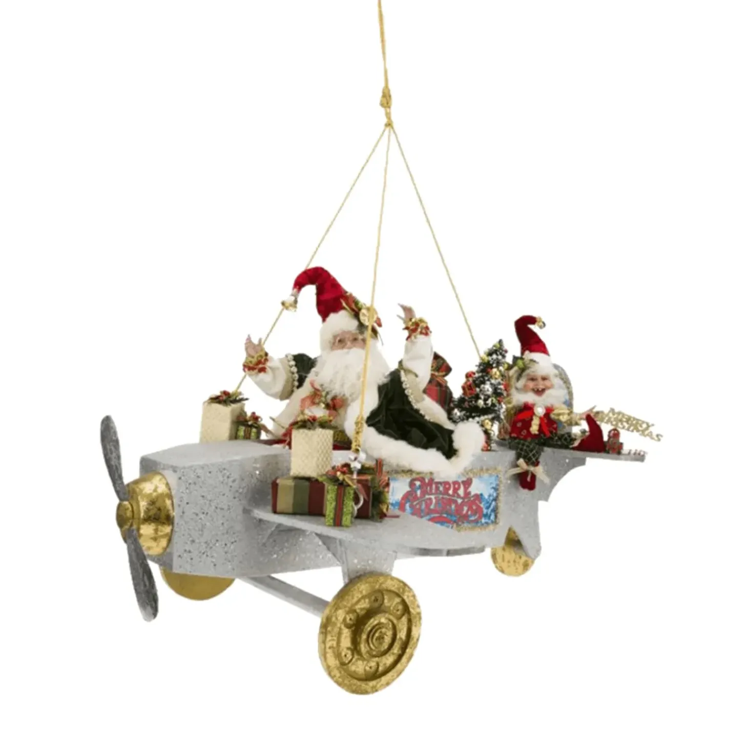 Flug Vom Nordpol Mit Weihnachtsmann