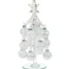 Glasbaum Mit Weisen Kugeln, 20Cm