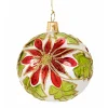 Glaskugel Weihnachtsstern, 7 Cm