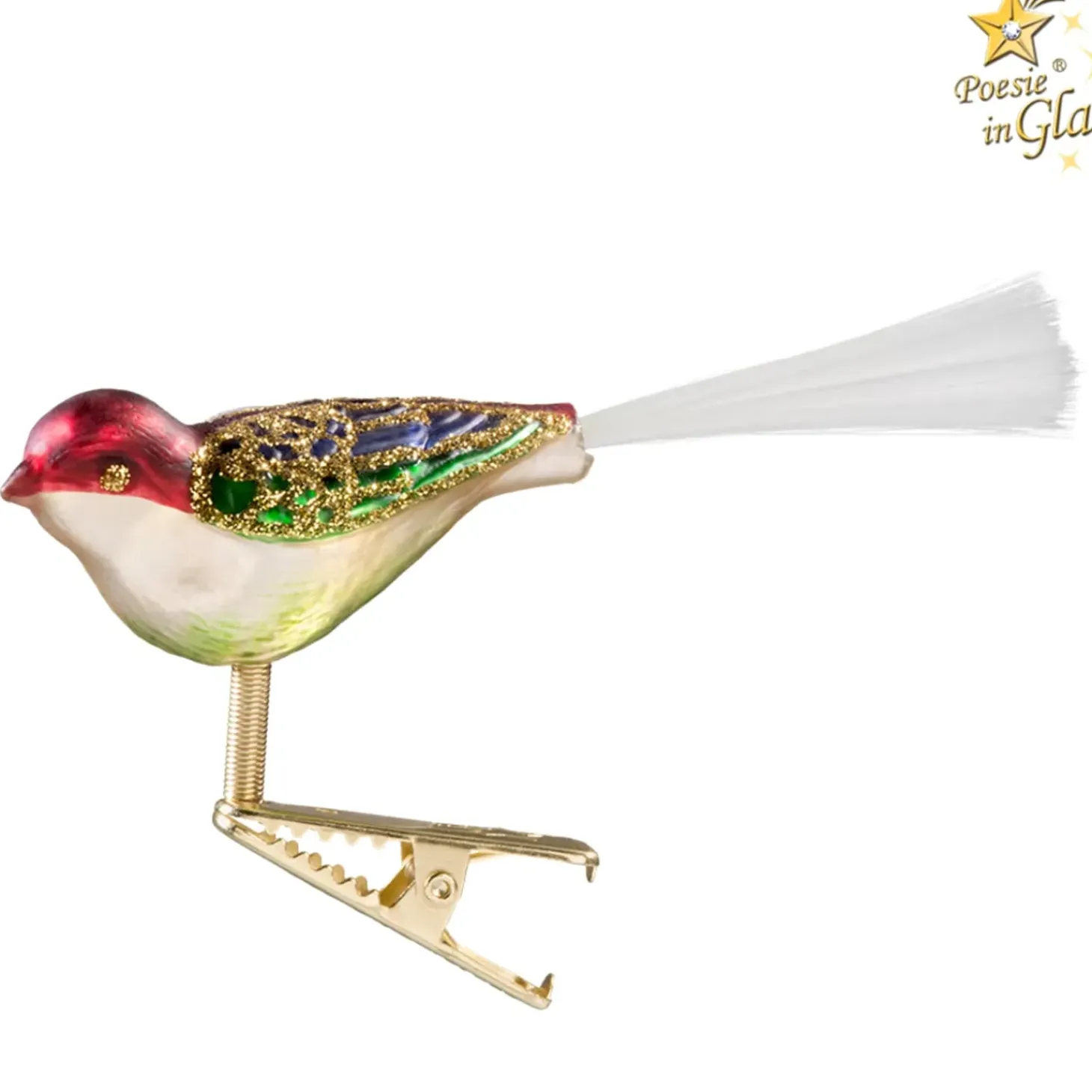 Glasvogel Gold-Bunt
