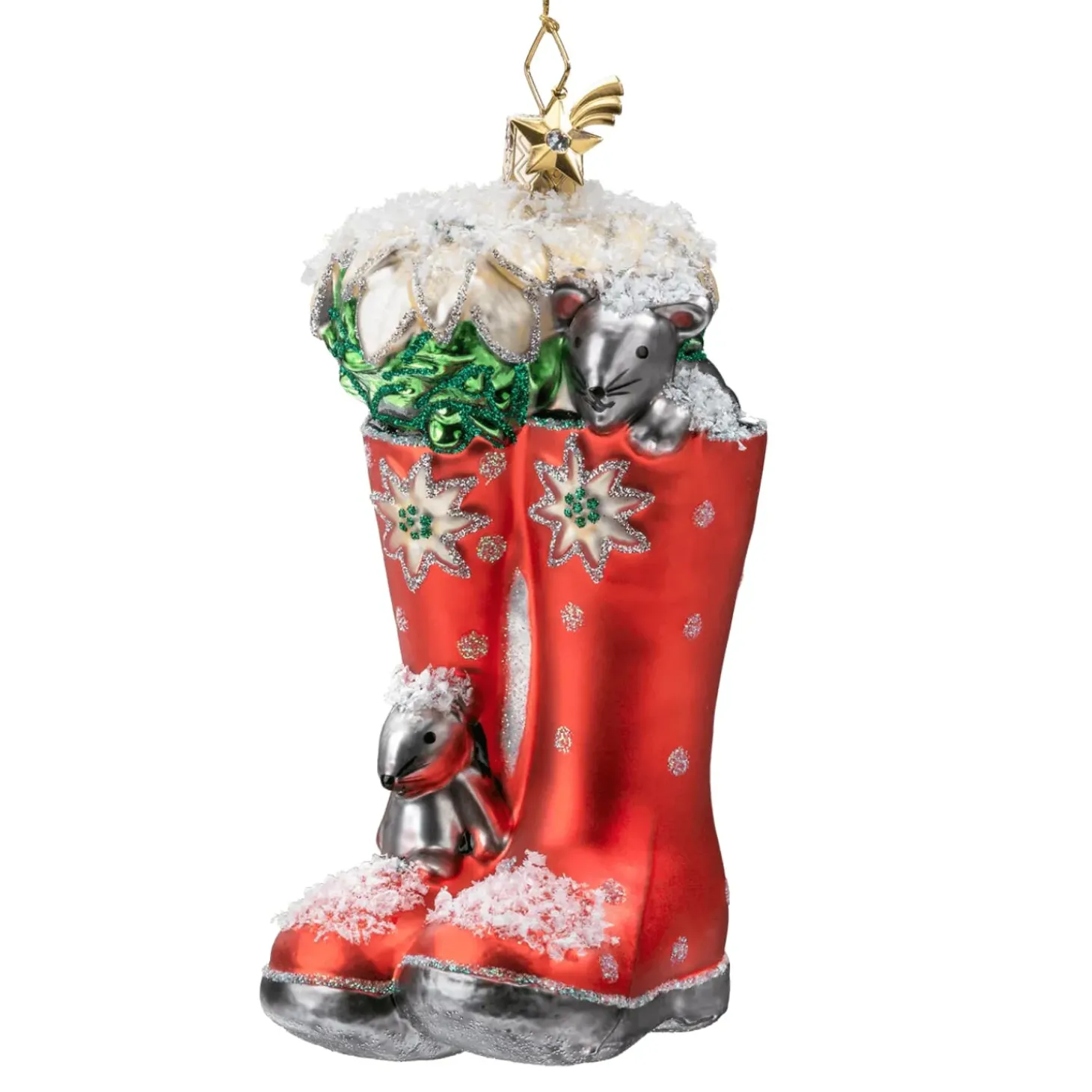 Gummistiefel, Rot