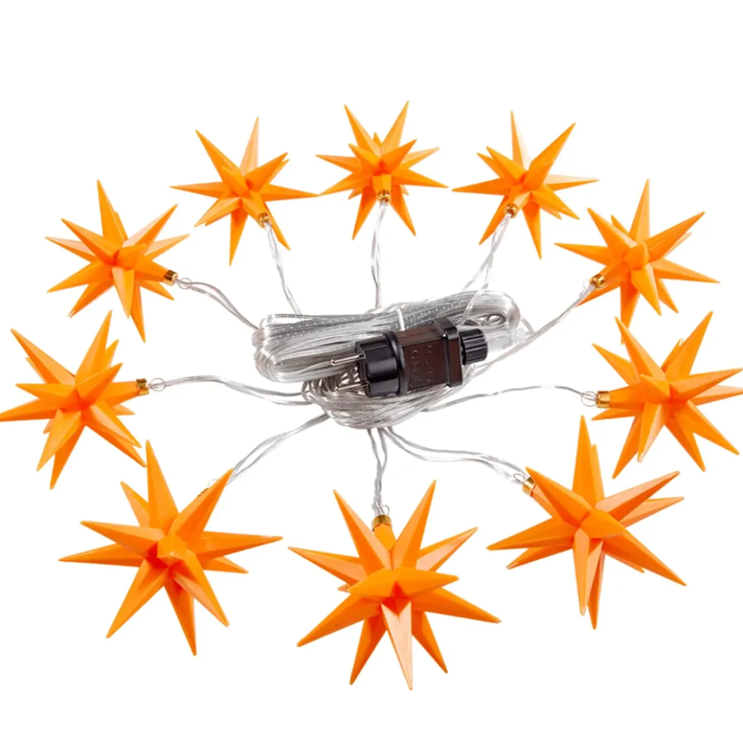 Led Sternenkette Mit 10 Sternen, Gelb