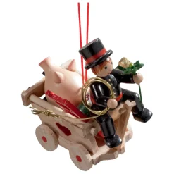 Leiterwagen Mit Kaminkehrer