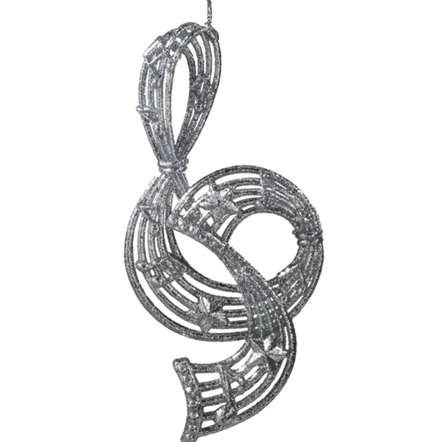 Notenschlussel,Silber