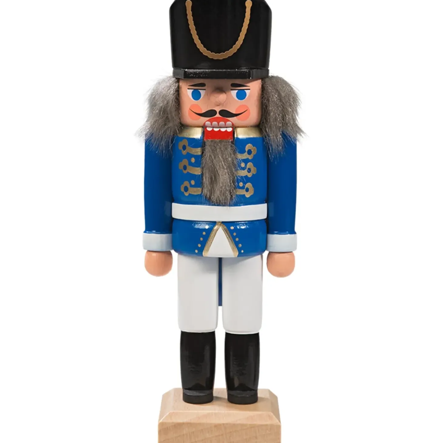 Nussknacker "Husar" Blau, 14,5Cm