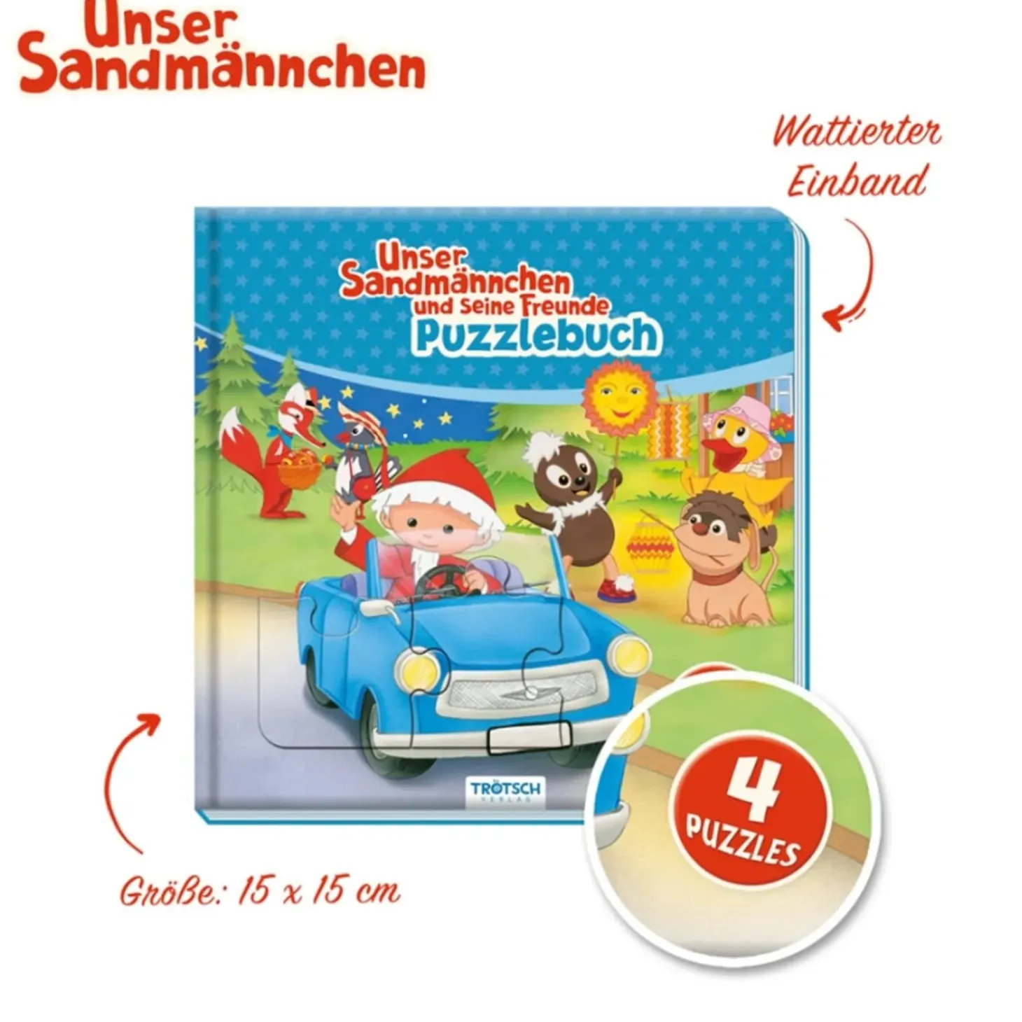 Puzzlebuch "Mein Erstes Puzzlebuch - Unser Sandmannchen"