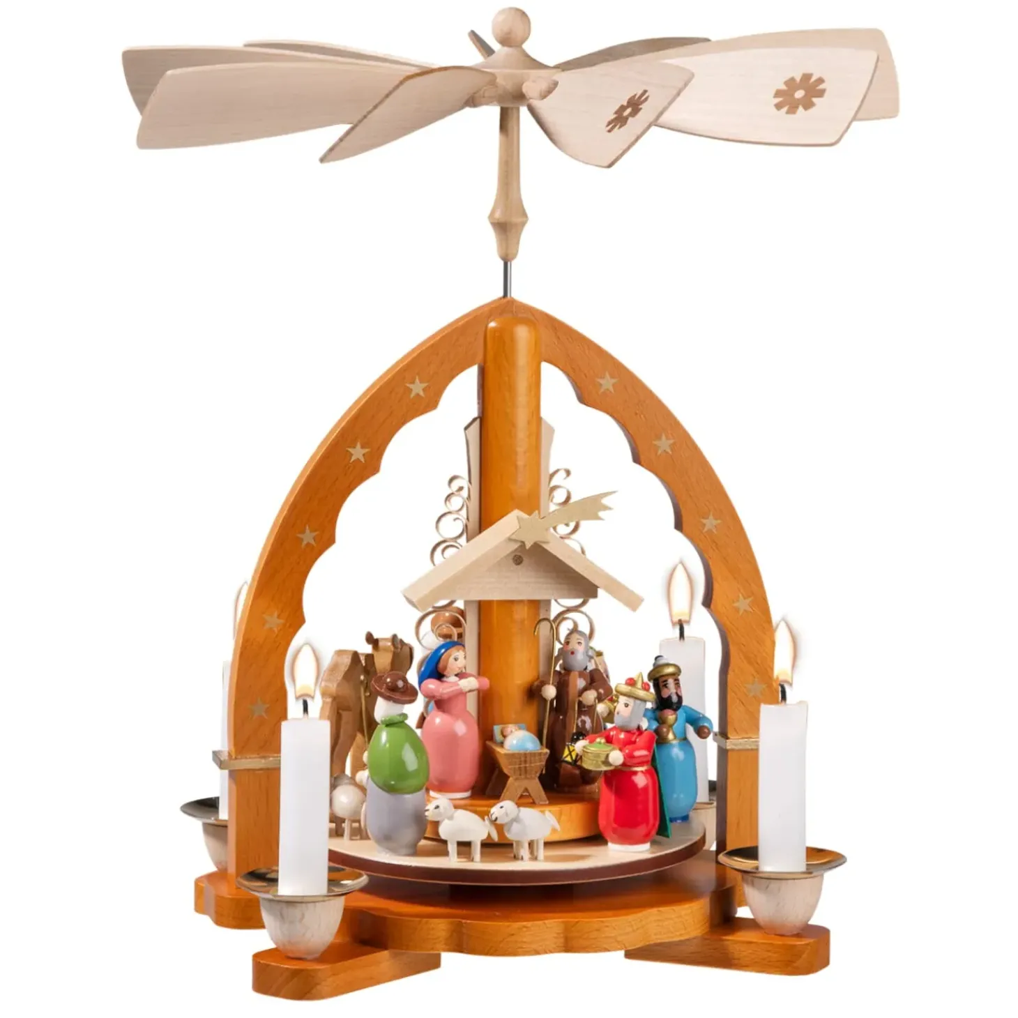 Pyramide "Christi Geburt", Naturel