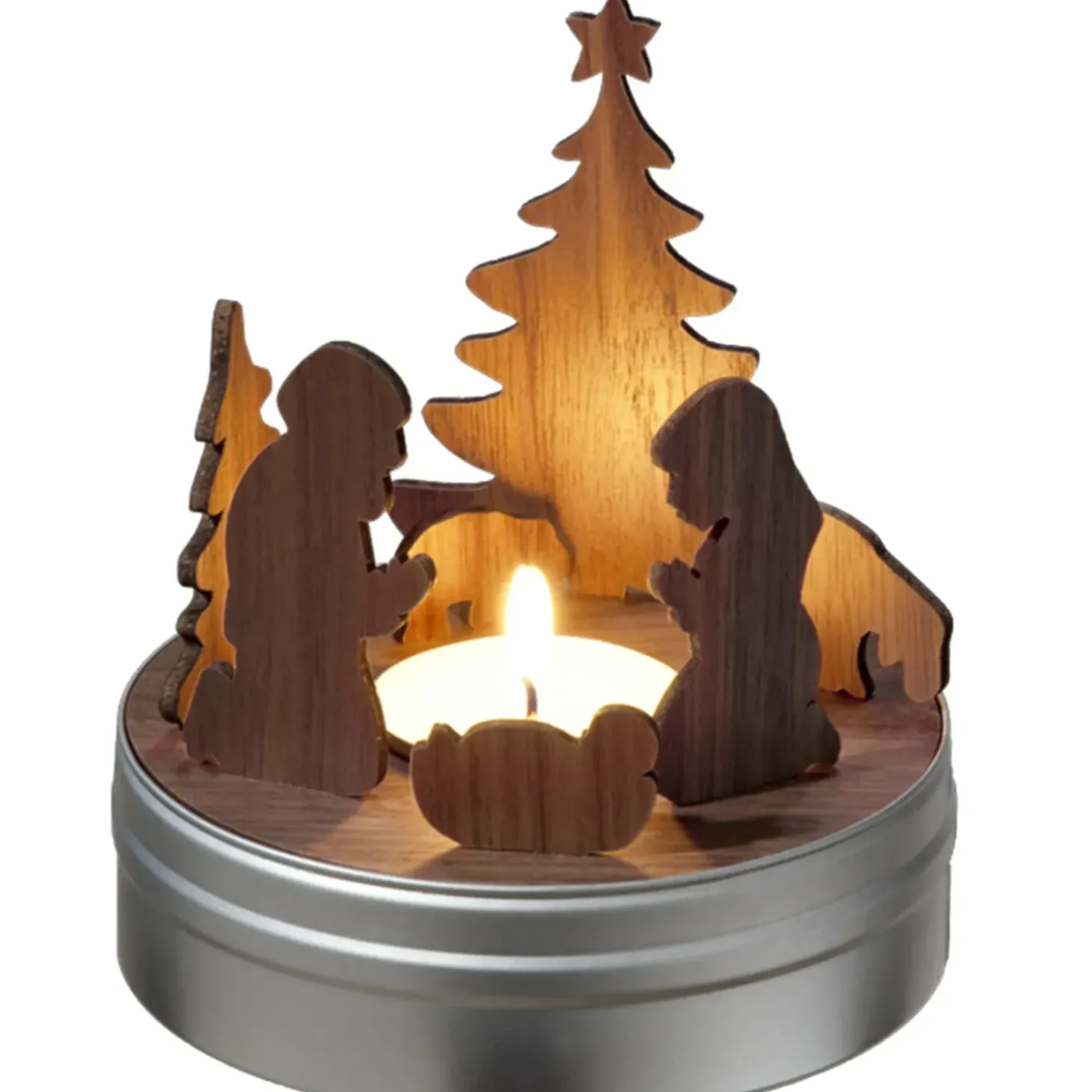 Schachtelgeschichte "Himmelsknabe", Krippenszene