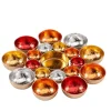 Teelichthalter Rotgold, Rund