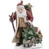 Weihnachtsmann Mit Waldtieren